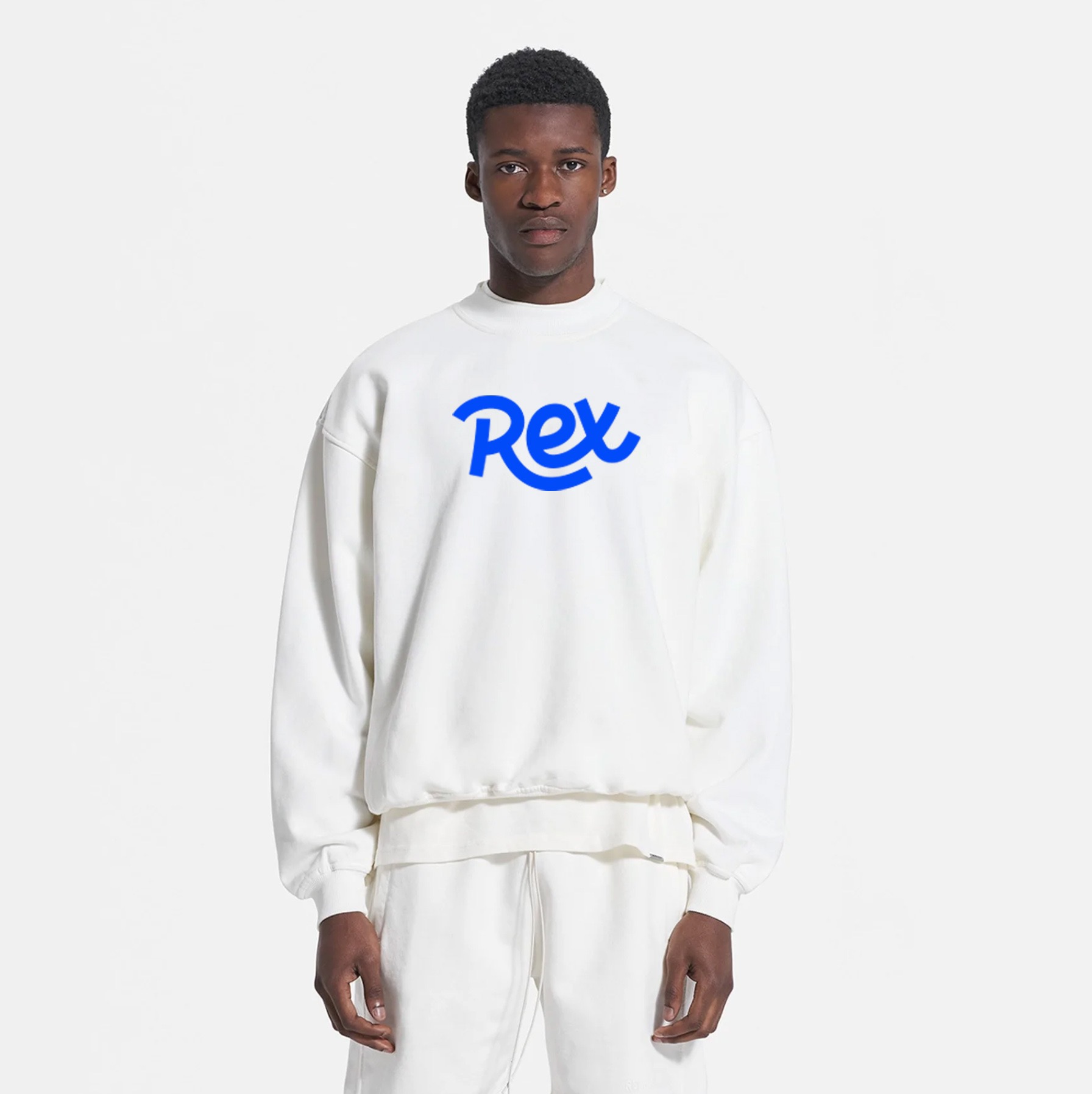 Rex branded crewneck sweatshirt